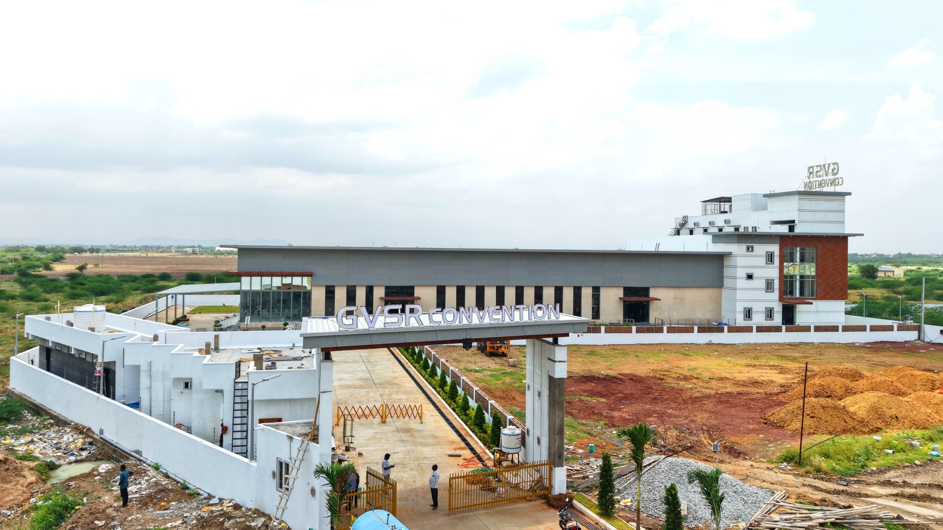 Aerial view of the GVSR campus